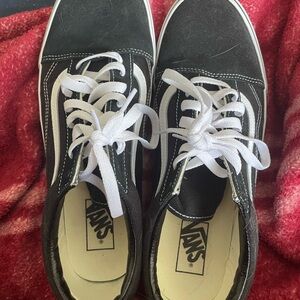 Vans Classic Black and White Shoes